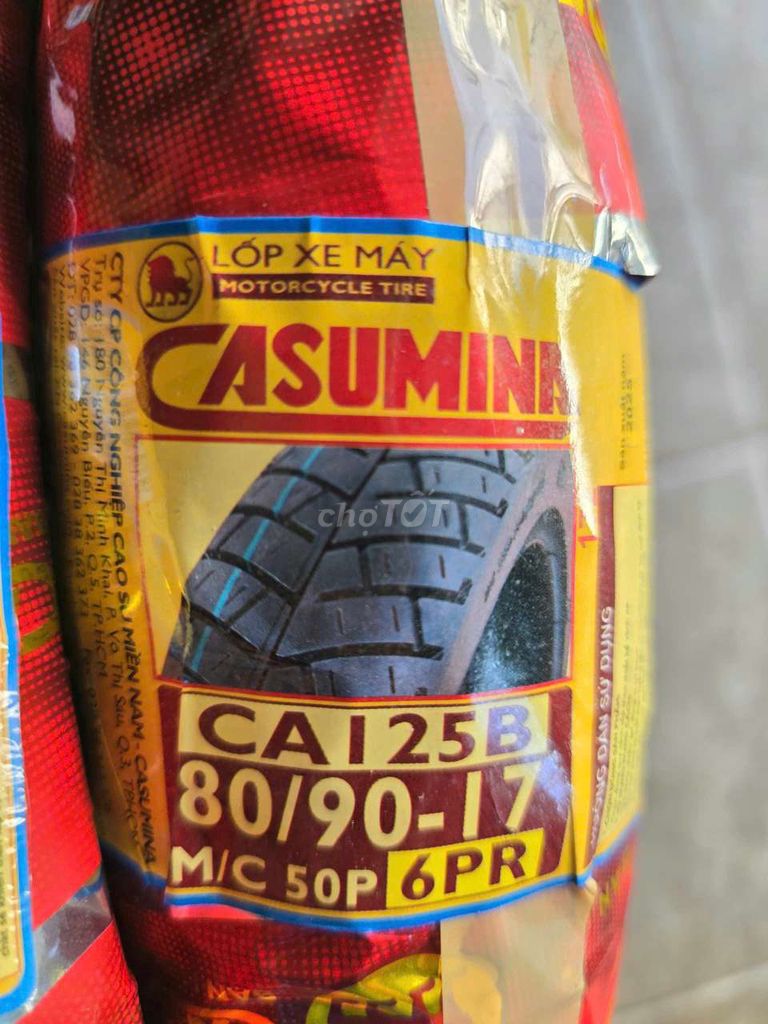 Vỏ xe Casumina 70/90-17 và 80/90-17 sài săm(ruột). Mua bán Phụ tùng xe tại Quận Ninh Kiều Cần Thơ được đăng bởi Thanh Nguyễn  hình 2