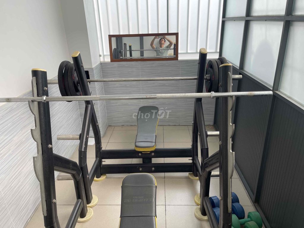 Dàn tạ đẩy ngực 60kg. Mua bán Đồ thể thao, Dã ngoại tại Quận Gò Vấp Tp Hồ Chí Minh được đăng bởi Phạm Văn Hùng hình 1