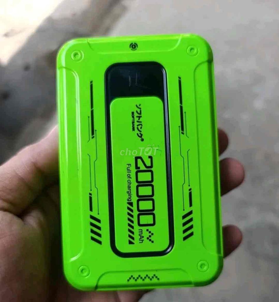 Sạc dự phòng Hoco 20000 mAh Xanh. Mua bán Phụ kiện (Màn hình, Chuột...) tại Thành phố Trà Vinh Trà Vinh được đăng bởi ken ken hình 1
