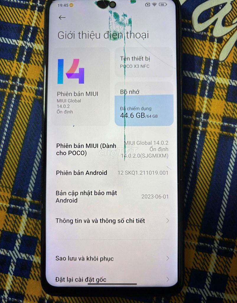 Xiaomi Poco X3 NFC 128GB Xanh. Mua bán Điện thoại tại Thị xã Ba Đồn Quảng Bình được đăng bởi Đưc hình 1