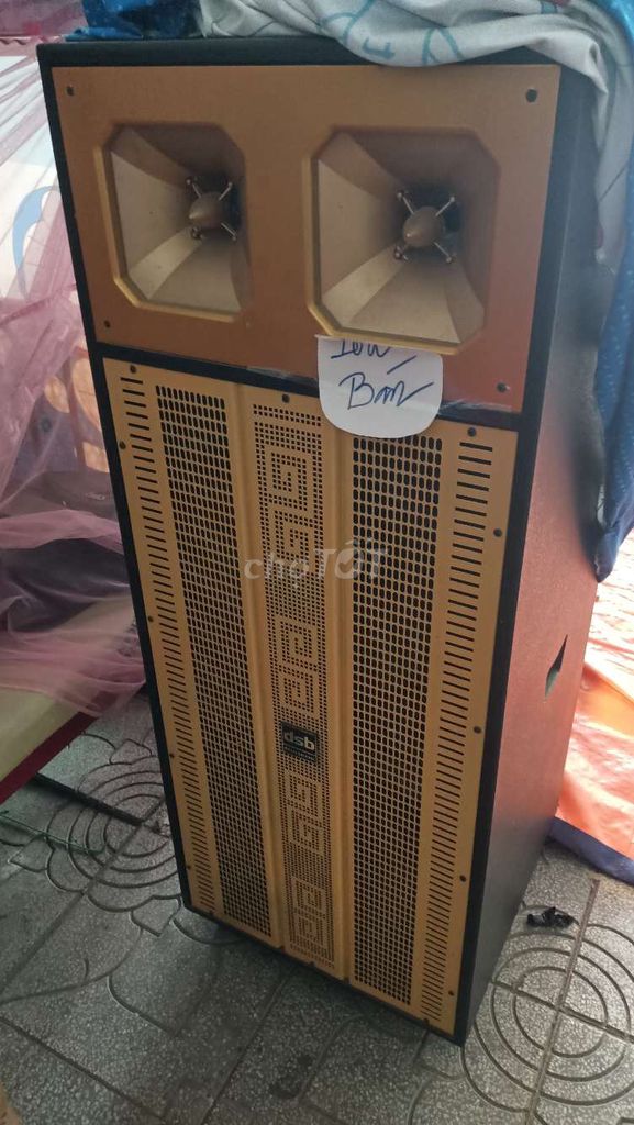 Vỏ loa kéo Đen Vàng 1m2. Mua bán Tivi, Âm thanh tại Huyện Trà Ôn Vĩnh Long được đăng bởi Ốc Bươu Vàng hình 1