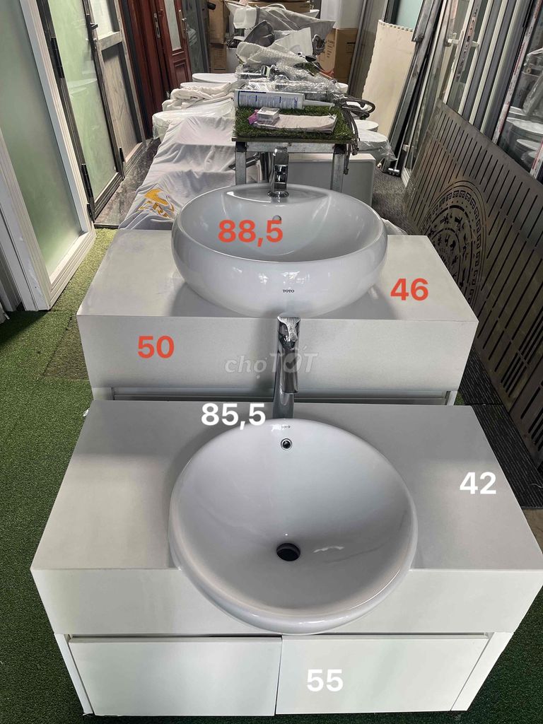 Chậu rửa mặt TOTO Sứ Trắng. Mua bán Thiết bị vệ sinh, nhà tắm tại Huyện Hóc Môn Tp Hồ Chí Minh được đăng bởi Hà lê hình 1