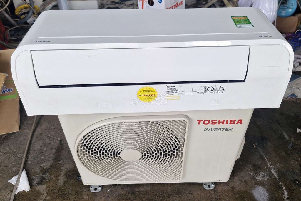 Máy lạnh toshiba 1hp inveter 95% còn bảo hành hãng