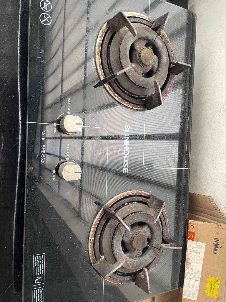 Bếp ga SUNHOUSE SHB-5538 Đen. Mua bán Bếp, lò, đồ điện nhà bếp tại Quận 12 Tp Hồ Chí Minh được đăng bởi Diễm hình 1