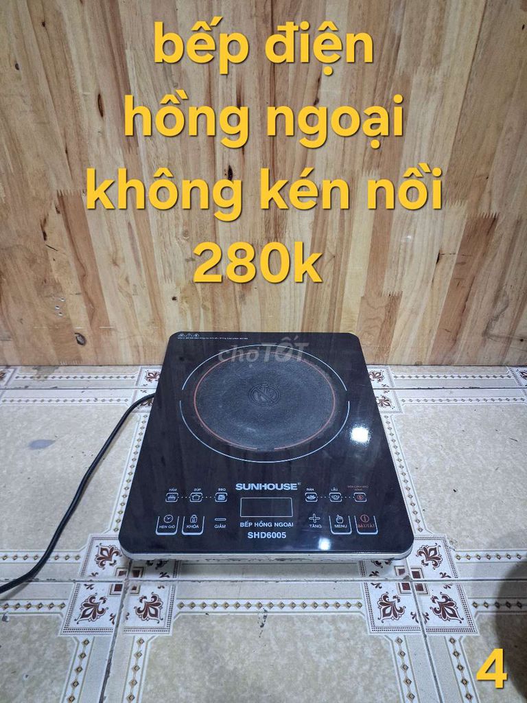 Bếp hồng ngoại SUNHOUSE SHD6005 Đen. Mua bán Bếp, lò, đồ điện nhà bếp tại Quận Bình Tân Tp Hồ Chí Minh được đăng bởi tân long  hình 1
