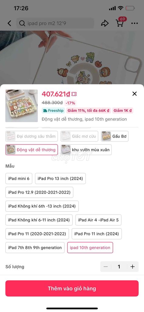 ốp ipad gen 10