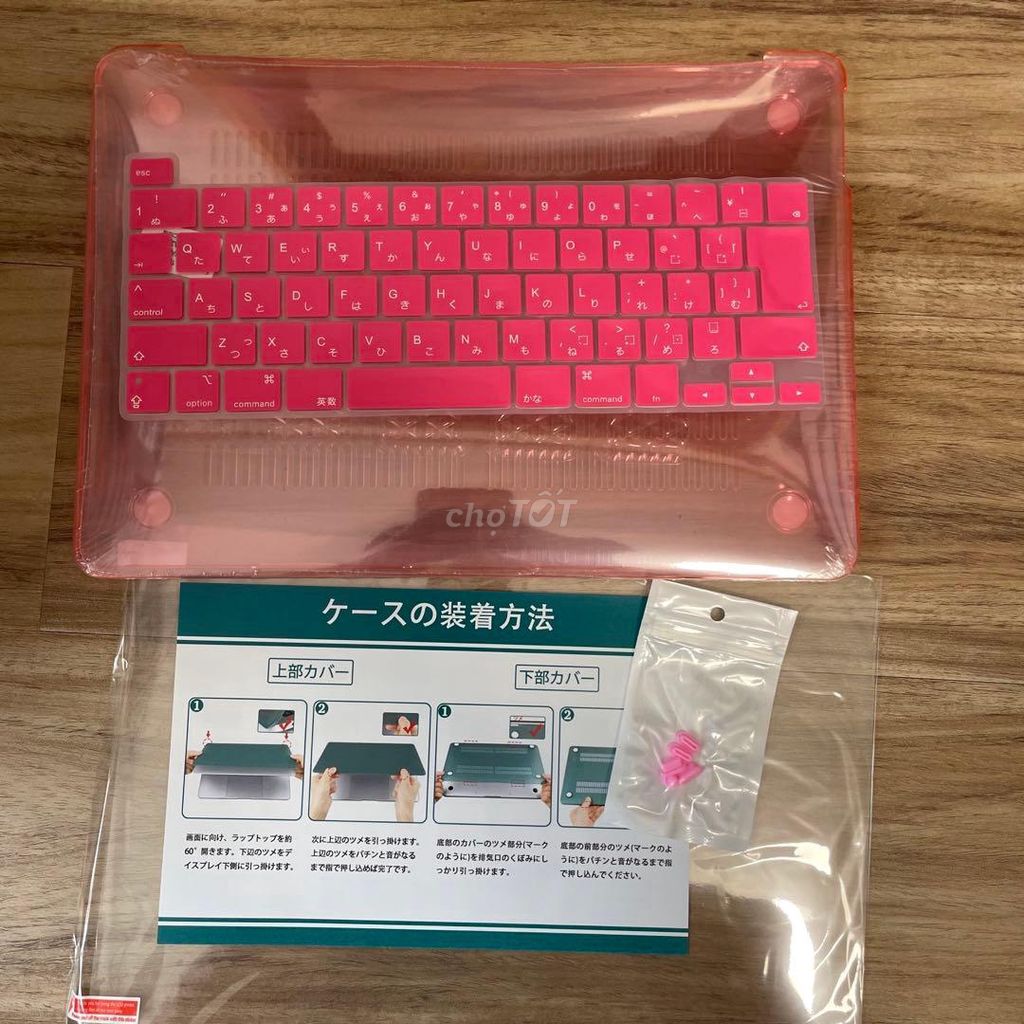 Bộ vỏ bảo vệ laptop MacBook Nhựa Hồng 13 inch. Mua bán Phụ kiện (Màn hình, Chuột...) tại Quận 6 Tp Hồ Chí Minh được đăng bởi Trang hình 1