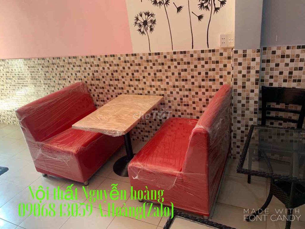 bàn ghế cafe,trà sữa sofa nệm giá tốt.