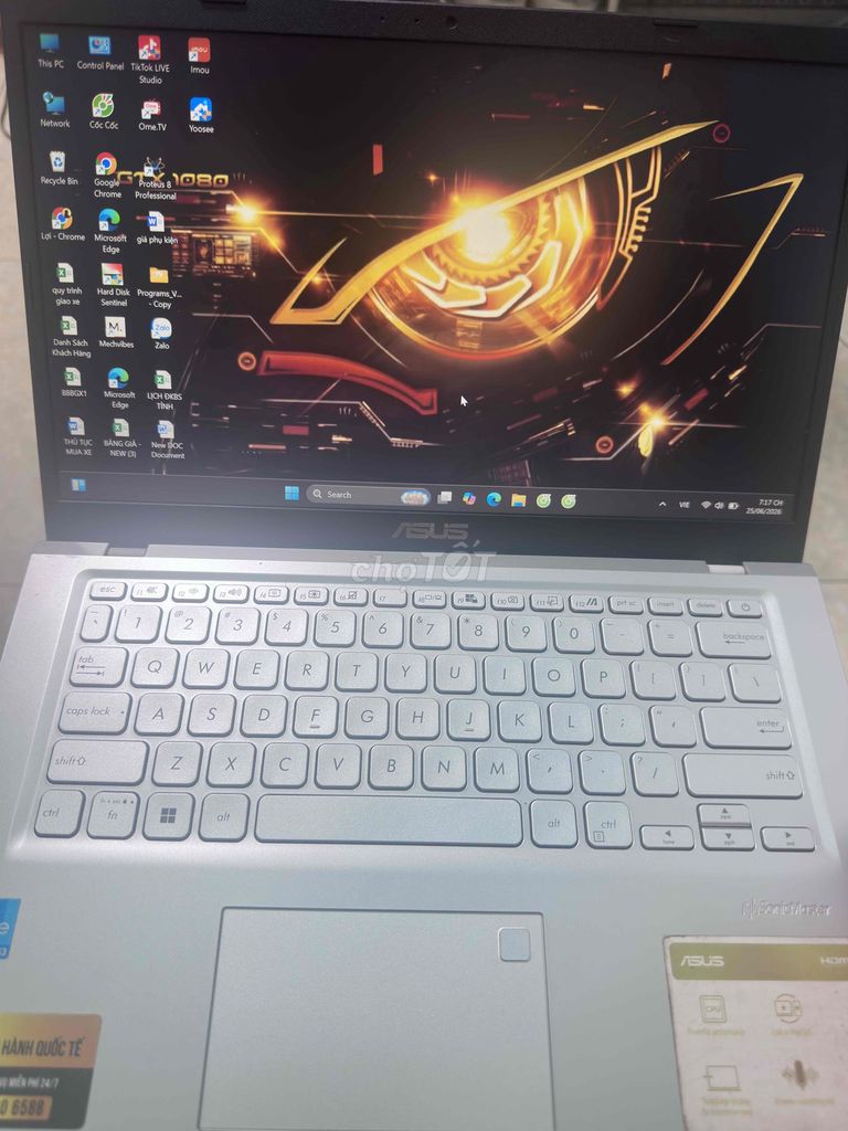 ASUS X415EA i3 8GB SSD Windows 11 Bạc. Mua bán Laptop tại Huyện Đắk Mil Đắk Nông được đăng bởi Lợi Bùi Sĩ hình 1