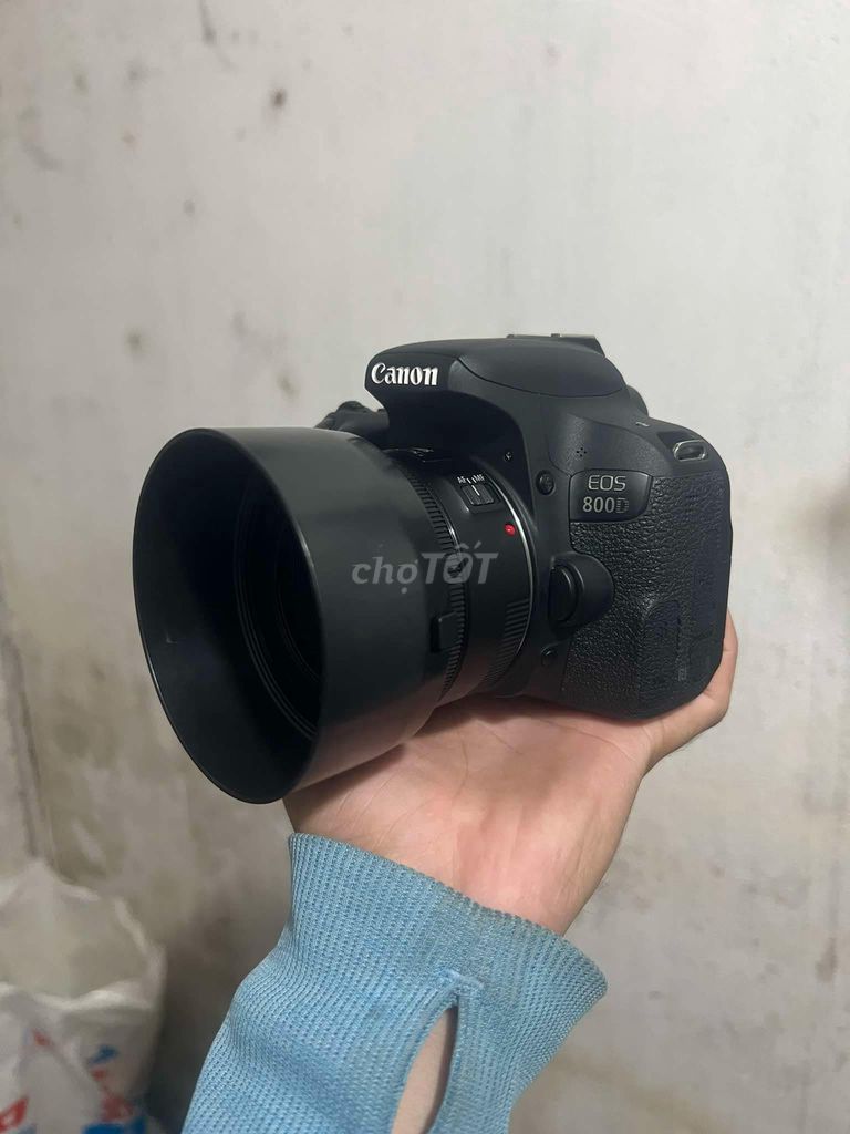 Canon 800d lens 50stm (chuyên chân dung)