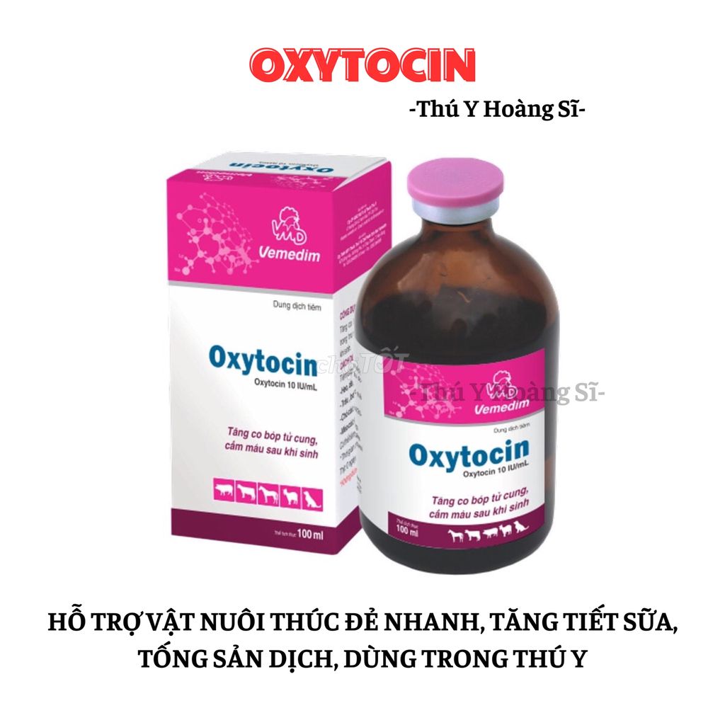 Oxytocin 50ml hỗ trợ vật nuôi thúc đẻ nhanh