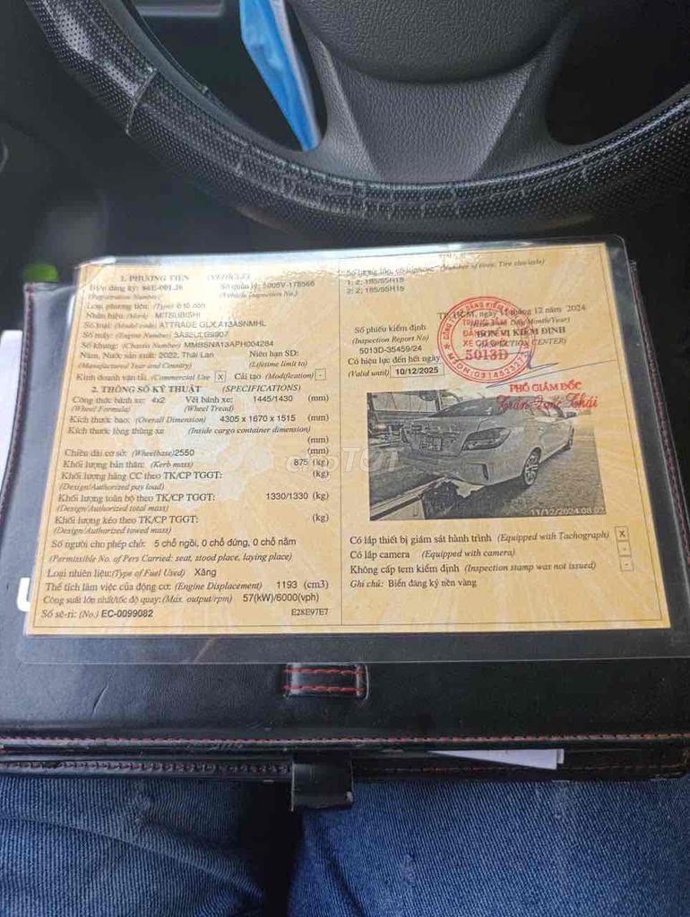 Mitsubishi Attrage 2022 - 160000 km. Mua bán Ô tô tại Thành phố Thủ Đức Tp Hồ Chí Minh được đăng bởi Sầm Đac Tieu hình 2