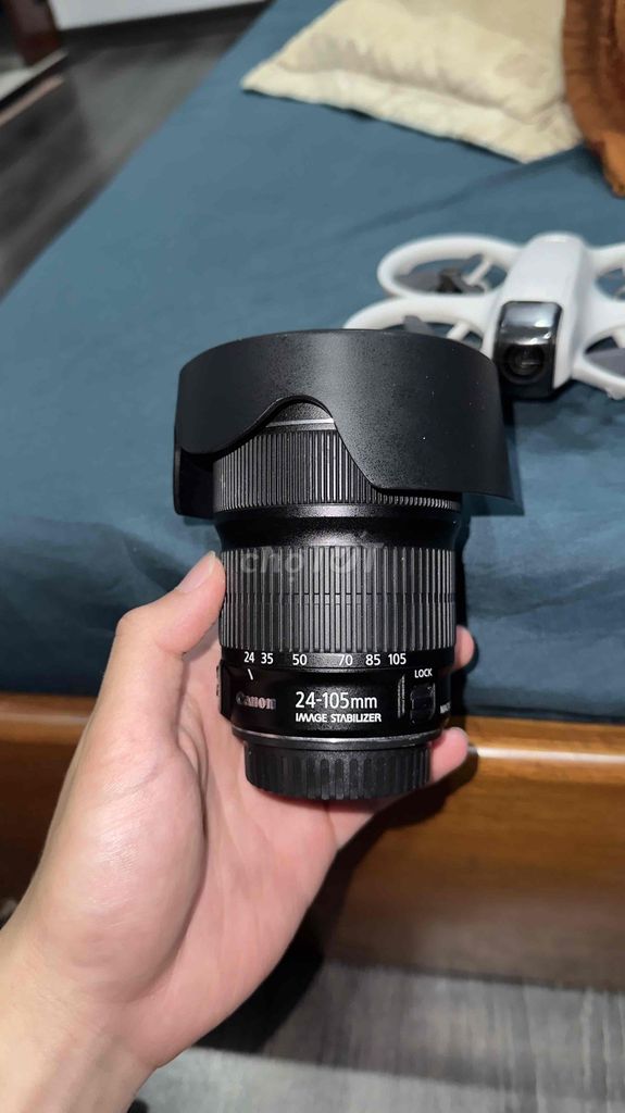 Ống kính Canon EF 24-105mm Đen. Mua bán Máy ảnh, Máy quay tại Quận Thanh Khê Đà Nẵng được đăng bởi Huỳnh Kim Thành hình 1