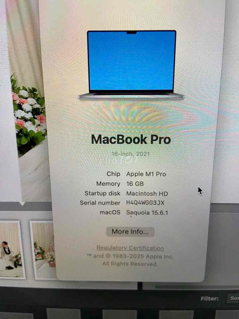 Apple MacBook Pro M1 Pro 16 inch 16GB/1TB. Mua bán Laptop tại Quận Lê Chân Hải Phòng được đăng bởi Phuong hình 1