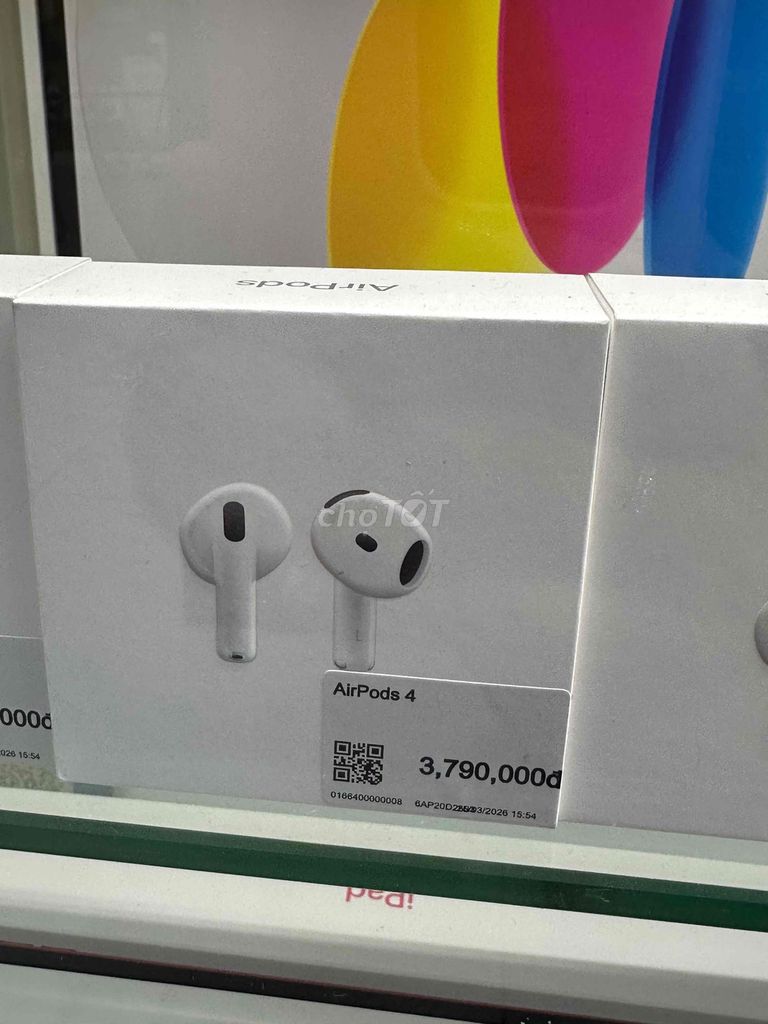 Tai nghe Apple AirPods 4 Trắng Mới. Mua bán Tivi, Âm thanh tại Quận Tân Phú Tp Hồ Chí Minh được đăng bởi Teddy hình 1
