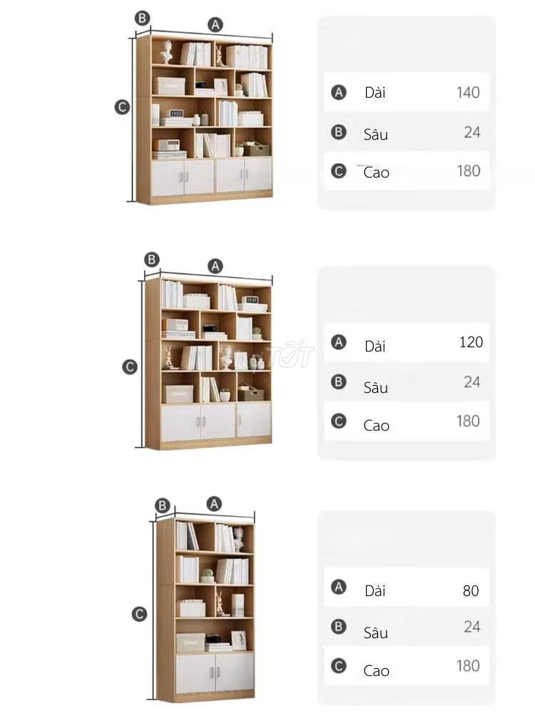 Kệ tủ gỗ trắng 180x140x24cm đã dùng. Mua bán Tủ, kệ gia đình tại Quận Cầu Giấy Hà Nội được đăng bởi Nguyễn Thanh Hằng hình 1