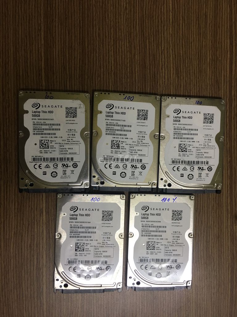 hdd 500gb laptop 100% sức khỏe mới keng