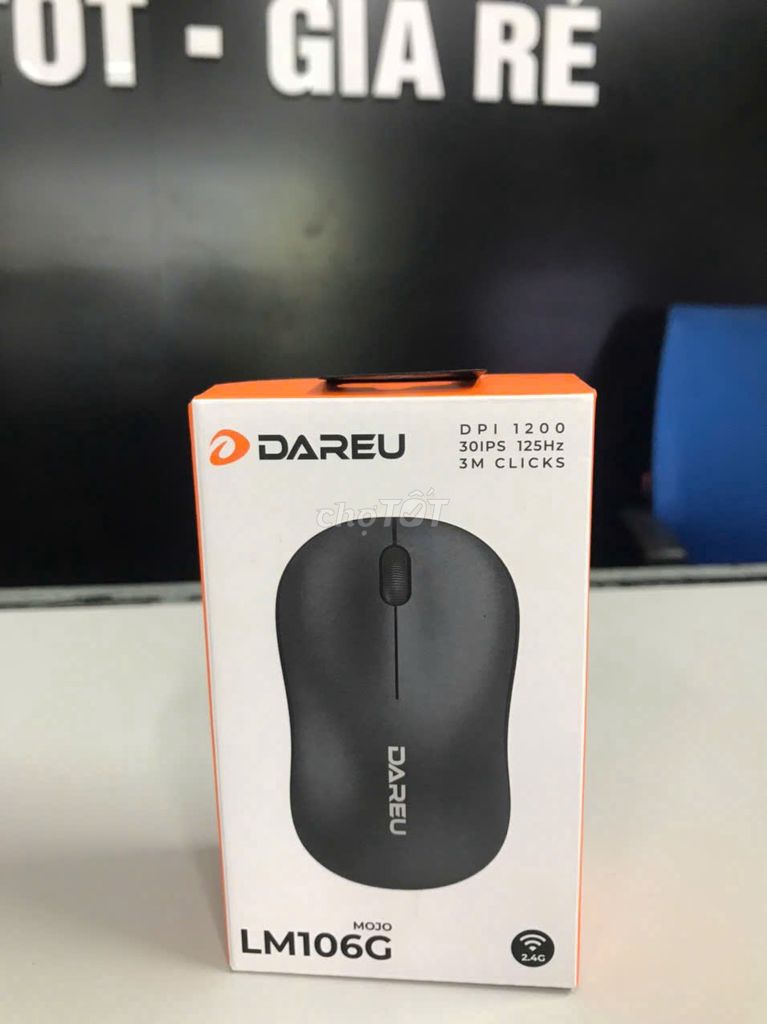 Chuột DAREU LM106G Không dây Đen. Mua bán Phụ kiện (Màn hình, Chuột...) tại Quận Liên Chiểu Đà Nẵng được đăng bởi Cẩm Thuý hình 1