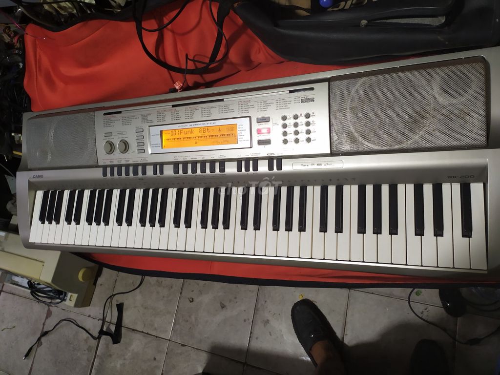 0812127878 - Organ Casio WK-200 chính hãng mới âm thanh hay