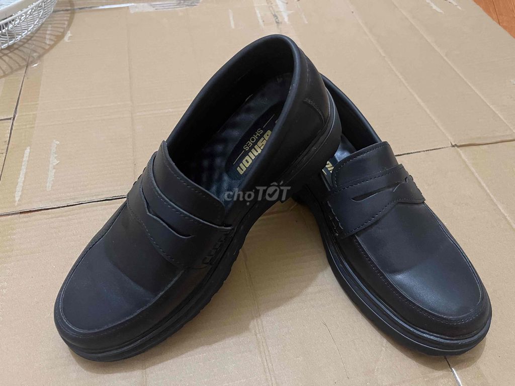 Giày lười nam Da Đen size 41. Mua bán Giày dép tại Huyện Đan Phượng Hà Nội được đăng bởi Đăng hình 1