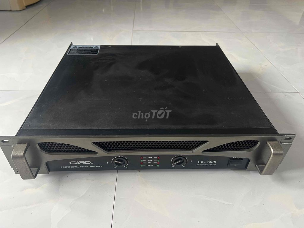 Cục đẩy công suất CARD LA-1400 Đen. Mua bán Tivi, Âm thanh tại Thành phố Sông Công Thái Nguyên được đăng bởi Nghiêm Duy Chính hình 1