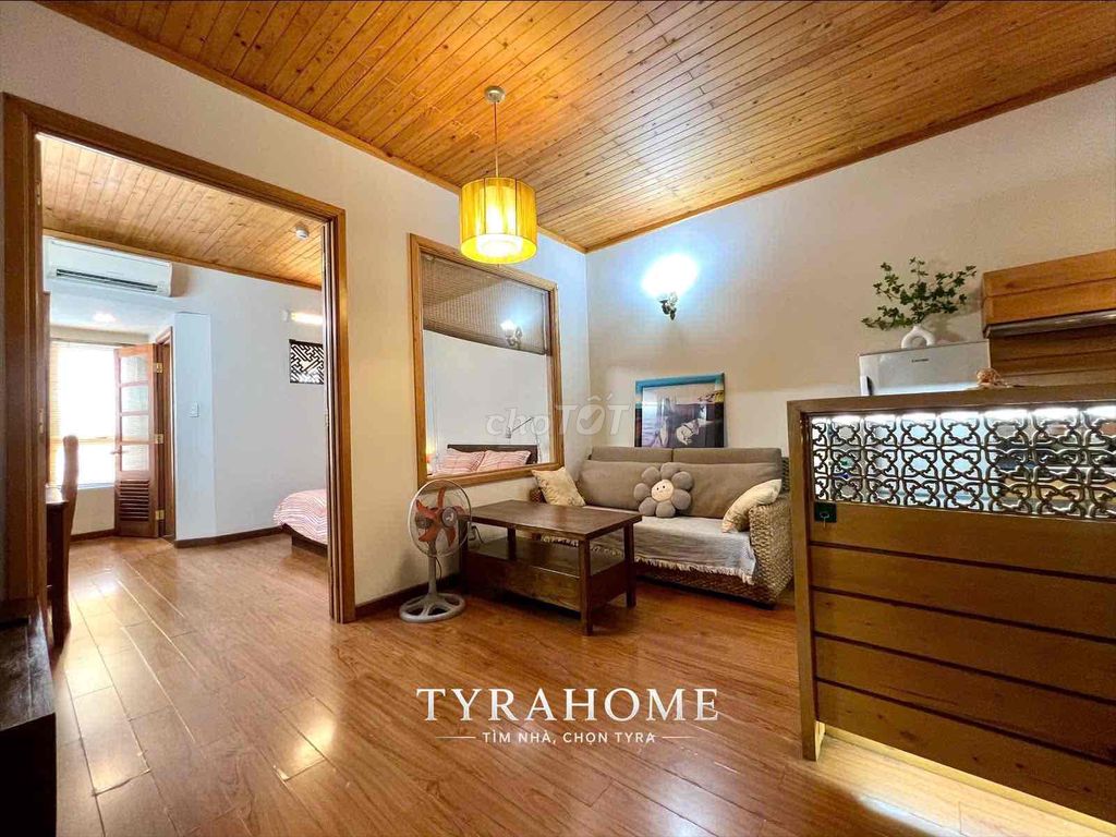 🌿CĂN HỘ 1PN STYLE NHẬT RỘNG 60M2_TÁCH BẾP FULL NỘI THẤT _YÊN TĨNH