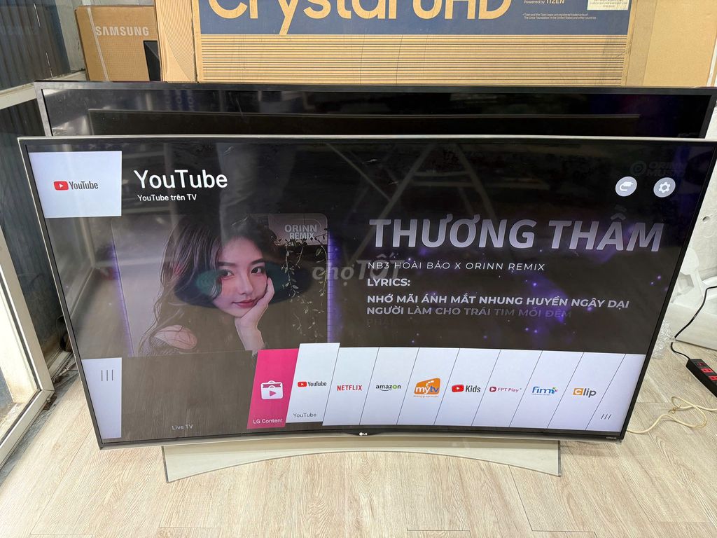 Tivi LG 65 Inch Màn Hình Cong 4K Giọng Nói. Mua bán Tivi, Âm thanh tại Quận Bình Tân Tp Hồ Chí Minh được đăng bởi KC Electronic hình 1
