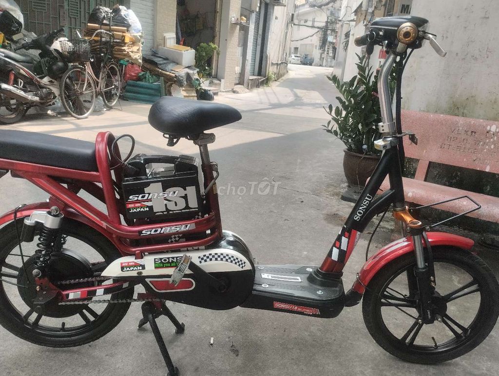 Xe đạp điện , như mới, bình khỏe còn OK hết. Mua bán Xe điện tại Quận Tân Bình Tp Hồ Chí Minh được đăng bởi Duc Huy Vu hình 4