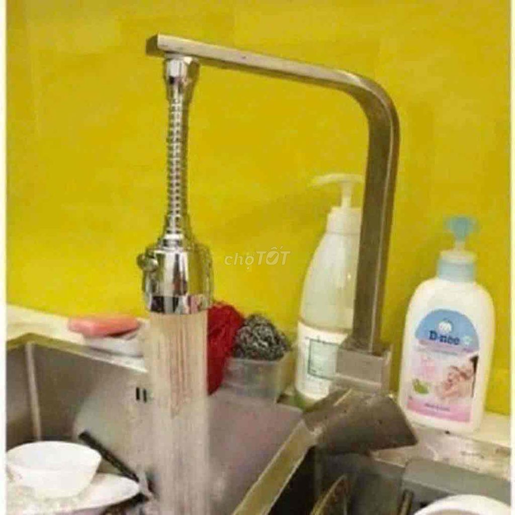 Đầu vòi tăng áp Inox Bạc. Mua bán Thiết bị vệ sinh, nhà tắm tại Thành phố Huế Thừa Thiên Huế được đăng bởi gia dụng Huế hình 1