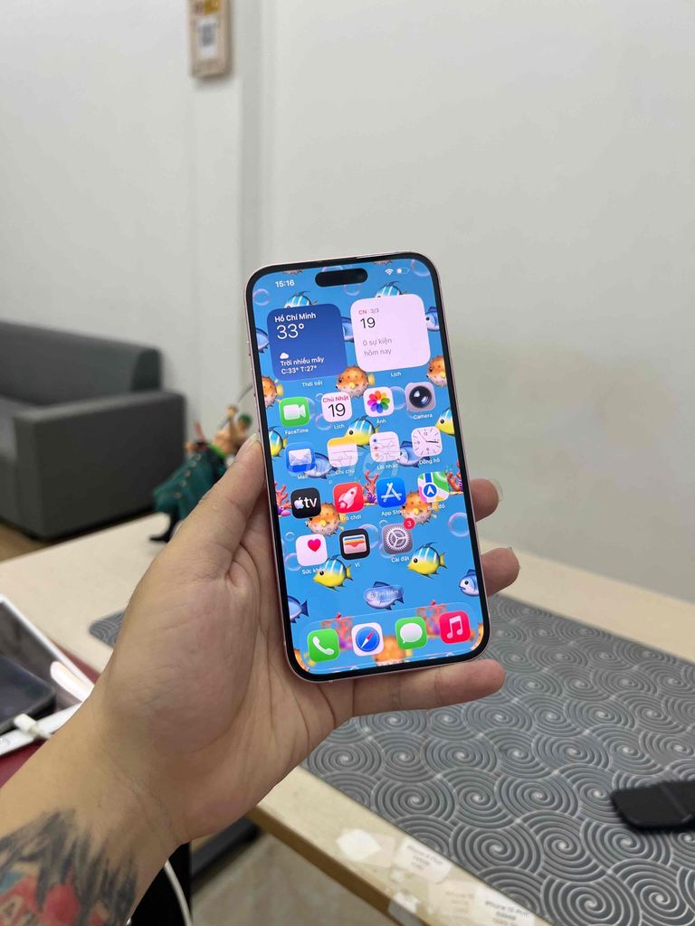 iPhone 15 Plus Hồng QTE 256G Đẹp 99 Full Chức Năng. Mua bán Điện thoại tại Quận Cầu Giấy Hà Nội được đăng bởi Trung Kiên Trả Góp Bao Nợ Xấu hình 1