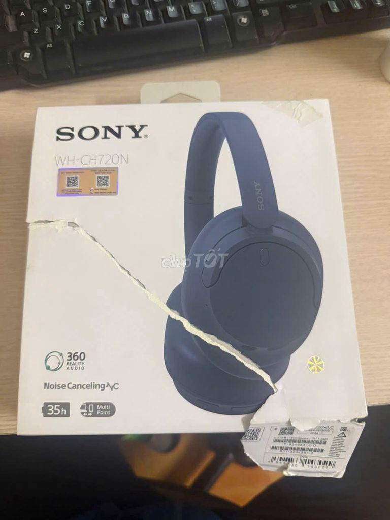 Tai nghe Sony WH-CH720N Xanh dương. Mua bán Tivi, Âm thanh tại Quận Bắc Từ Liêm Hà Nội được đăng bởi Trần Văn Hiếu hình 1