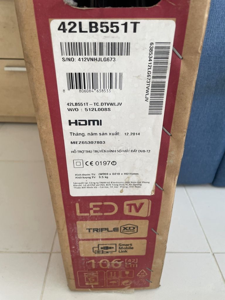 Thanh lý Tivi LED LG 42LB551T 42 inch. Mua bán Tivi, Âm thanh tại Quận 10 Tp Hồ Chí Minh được đăng bởi Ms Hương hình 1
