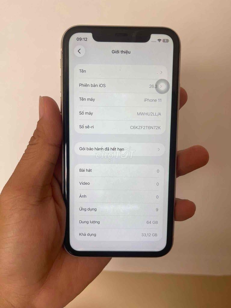 Apple iPhone 11 64GB Trắng. Mua bán Điện thoại tại Quận Ô Môn Cần Thơ được đăng bởi nguyễn hình 1