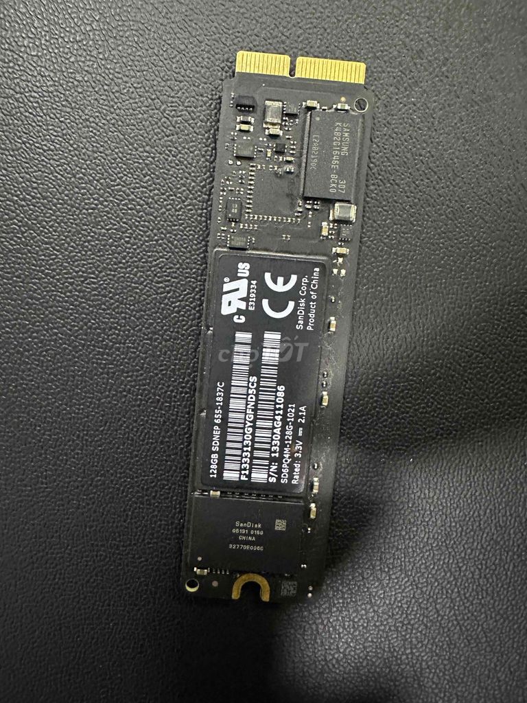 Ổ SSD MacBook 128GB. Mua bán Linh kiện (RAM, Card...) tại Quận Tân Bình Tp Hồ Chí Minh được đăng bởi Thành linh kiện máy tính zin theo máy hình 1