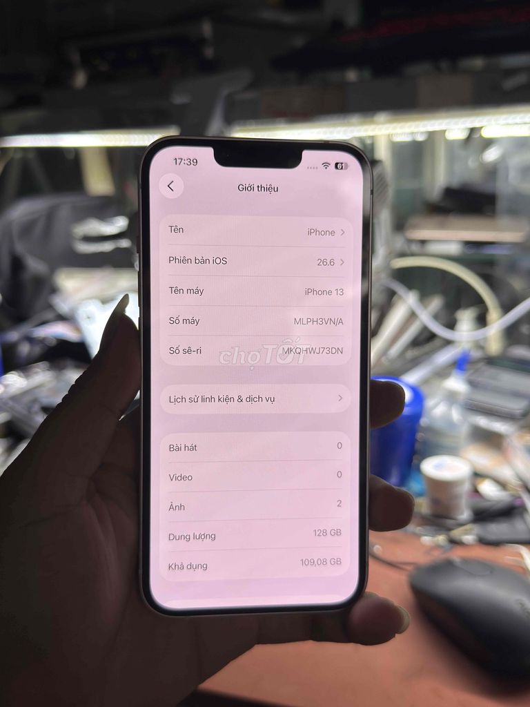Apple iPhone 13 128GB Hường Zin. Mua bán Điện thoại tại Thị xã Bến Cát Bình Dương được đăng bởi Vũ tuấn hình 1