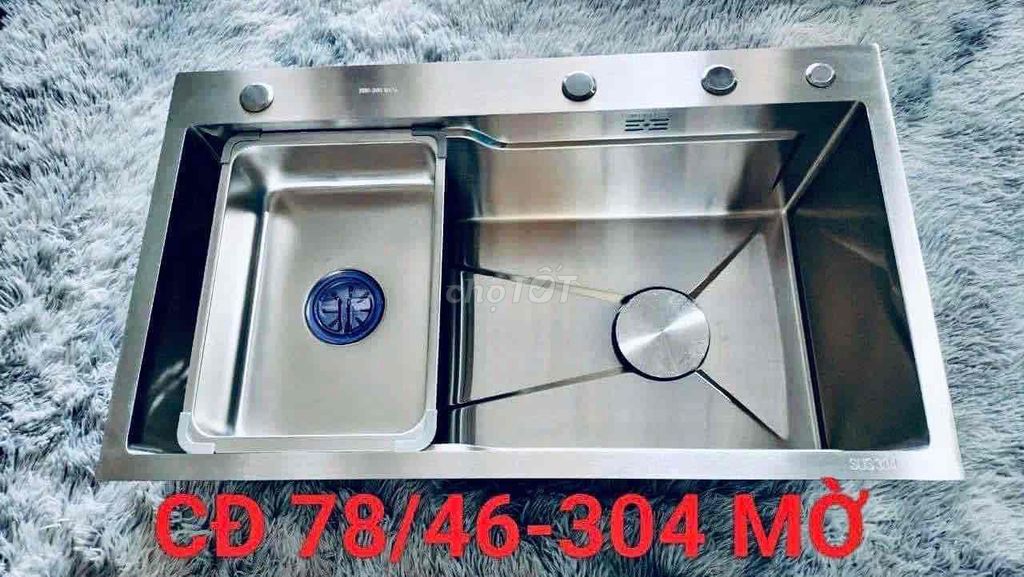 XẢ RẺ CHẬU 1 HỘC DÀY 3 ly INOX304 mới nguyên thung