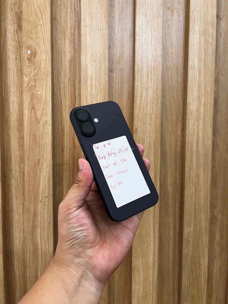 Apple iPhone 16 256GB Đen Like new. Mua bán Điện thoại tại Quận Đống Đa Hà Nội được đăng bởi HaNoiMobile HT  hình 1