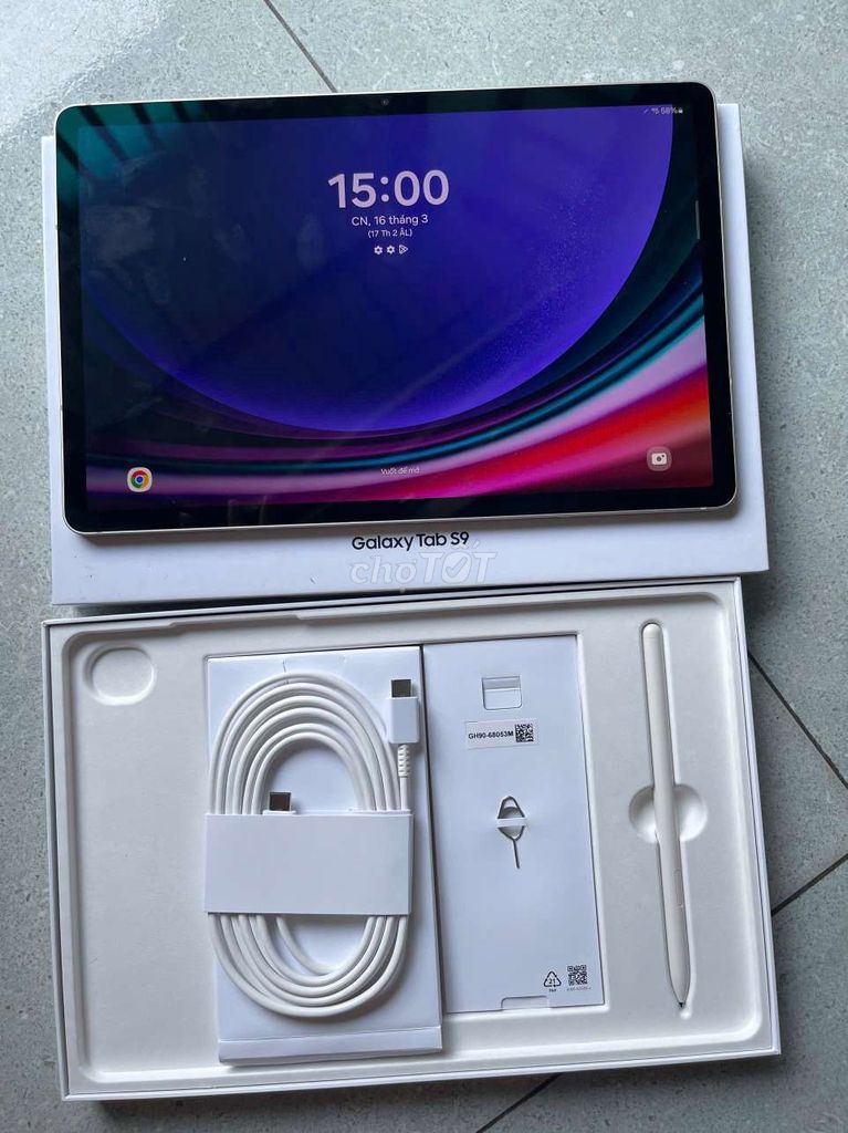 Tab s9 wifi 8.128gb ssvn, keng, như mới