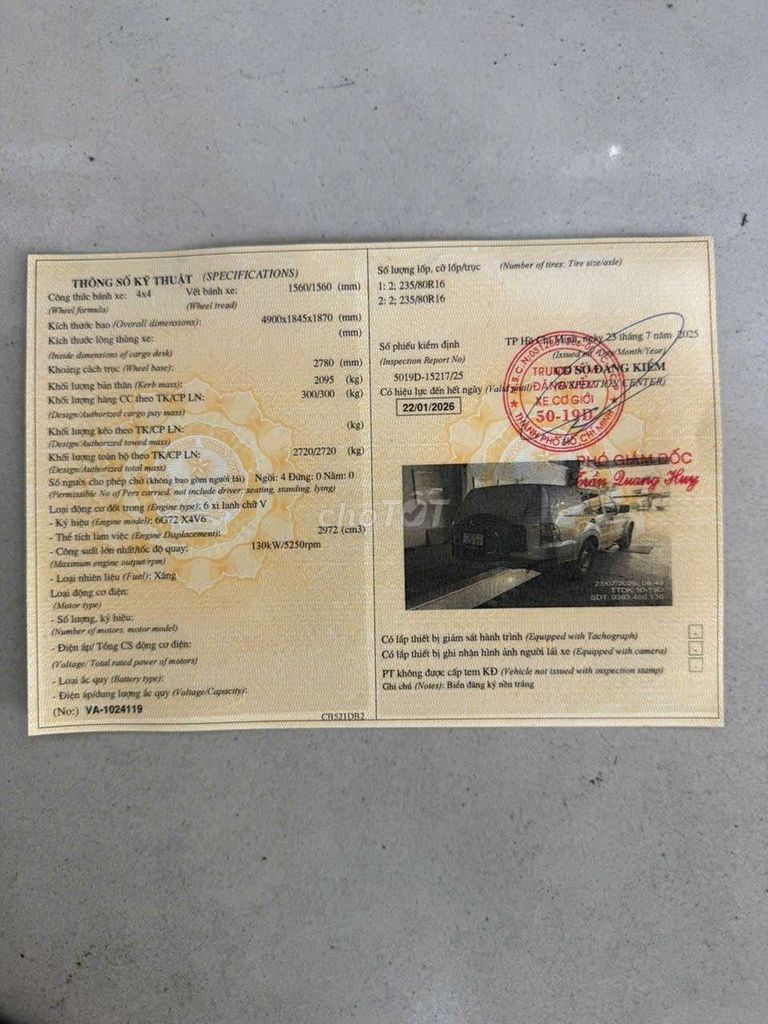 Mitsubishi bajero 2009 tải 300kg 5 người xe zin. Mua bán Ô tô tại Quận Bình Tân Tp Hồ Chí Minh được đăng bởi thành tâm  hình 13