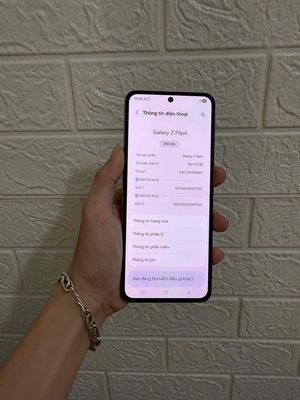 Samsung Z Flip4 ram8/128gb full chức năng có hộp