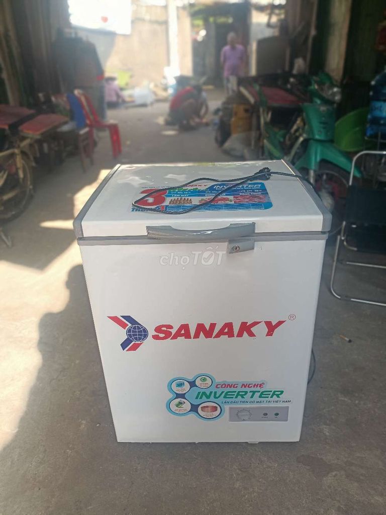 Tủ đông Sanaky 100 lít nguyên zin