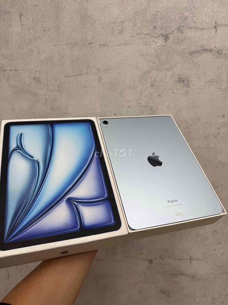 iPad air6 11in 128gb wifi sạc 35 lần bh 7/2025