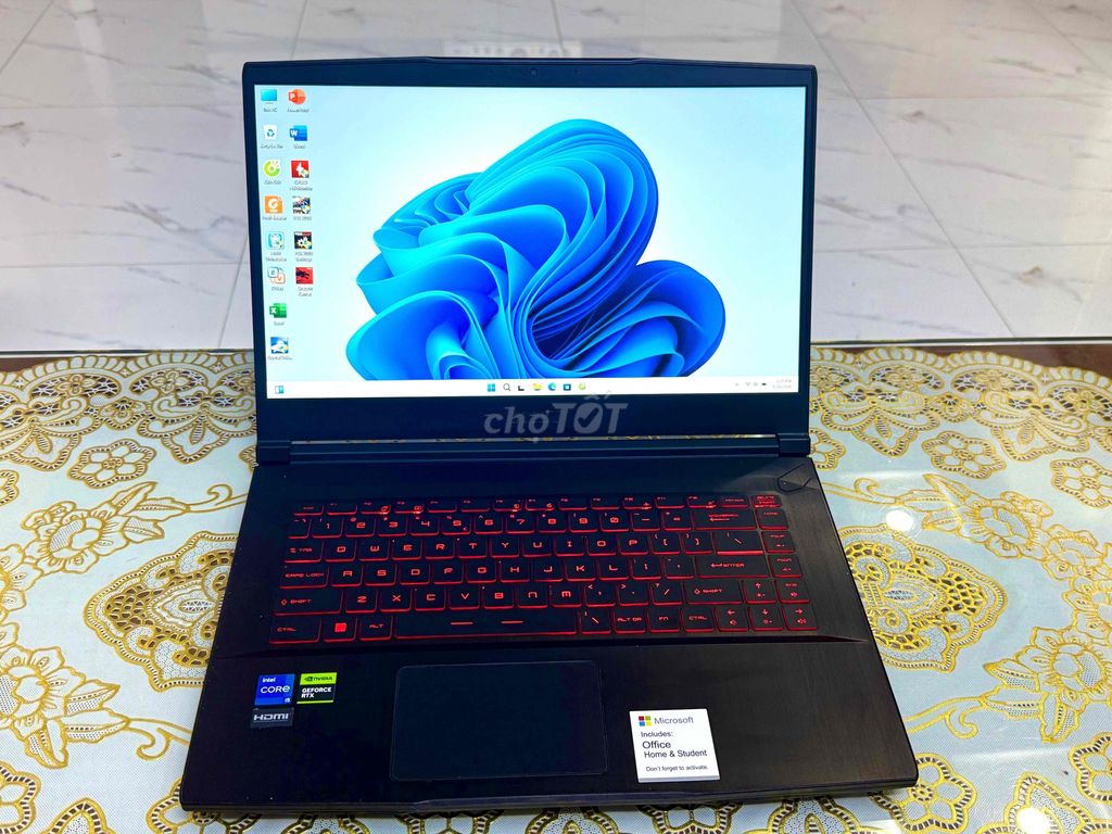 MSI GF63 Thin i5th11H/16GB/512GB/RTX 3050 PIN 3H. Mua bán Laptop tại Quận Hải An Hải Phòng được đăng bởi LAPTOP PC UY TÍN NGON BỔ RẺ hình 1
