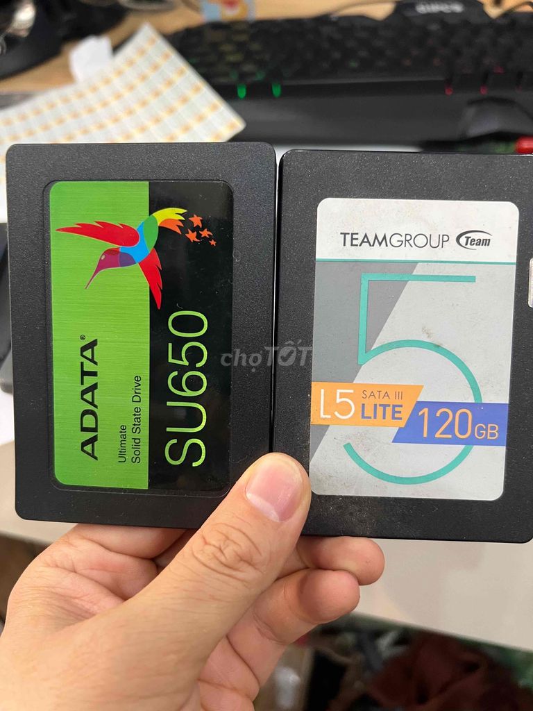 Bóc máy e bán thanh lý 50 ổ cứng ssd 120G các hãng