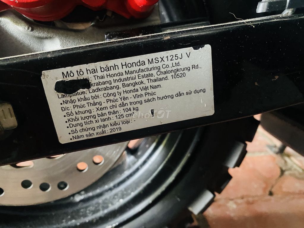 MSX 125 cần Bán. Mua bán Xe máy tại Huyện Củ Chi Tp Hồ Chí Minh được đăng bởi Tiên Nguyễn hình 2
