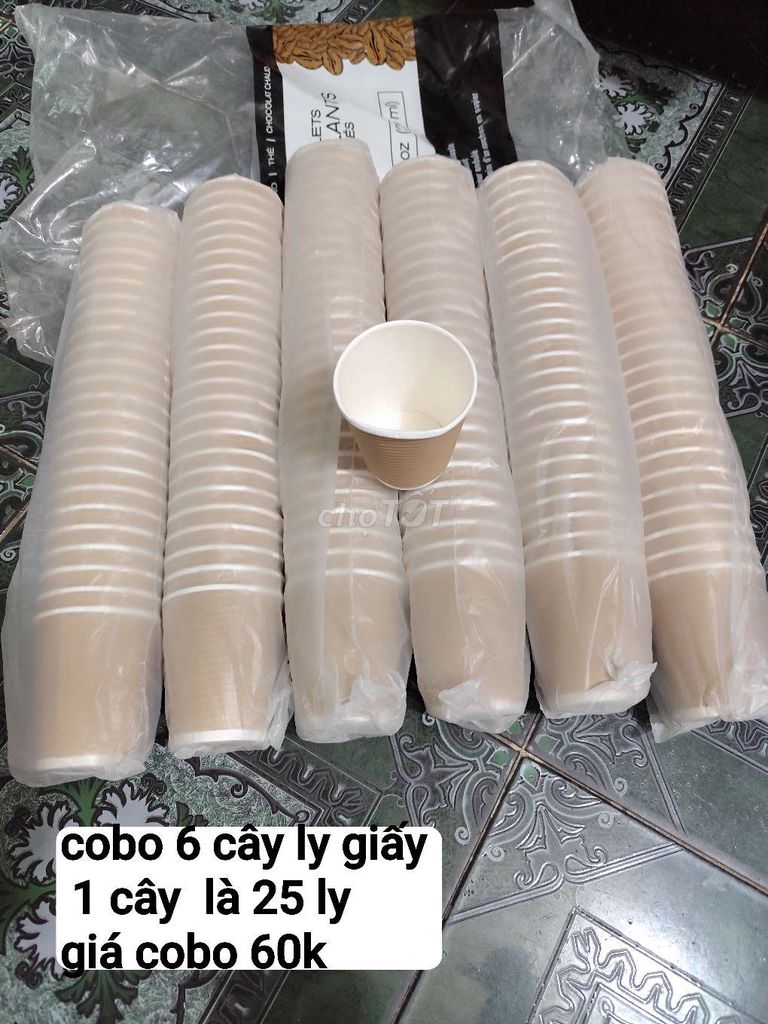 Ly giấy dùng một lần màu Nâu. Mua bán Dụng cụ nhà bếp tại Thành phố Thuận An Bình Dương được đăng bởi Trần Tuyết Hạnh hình 1