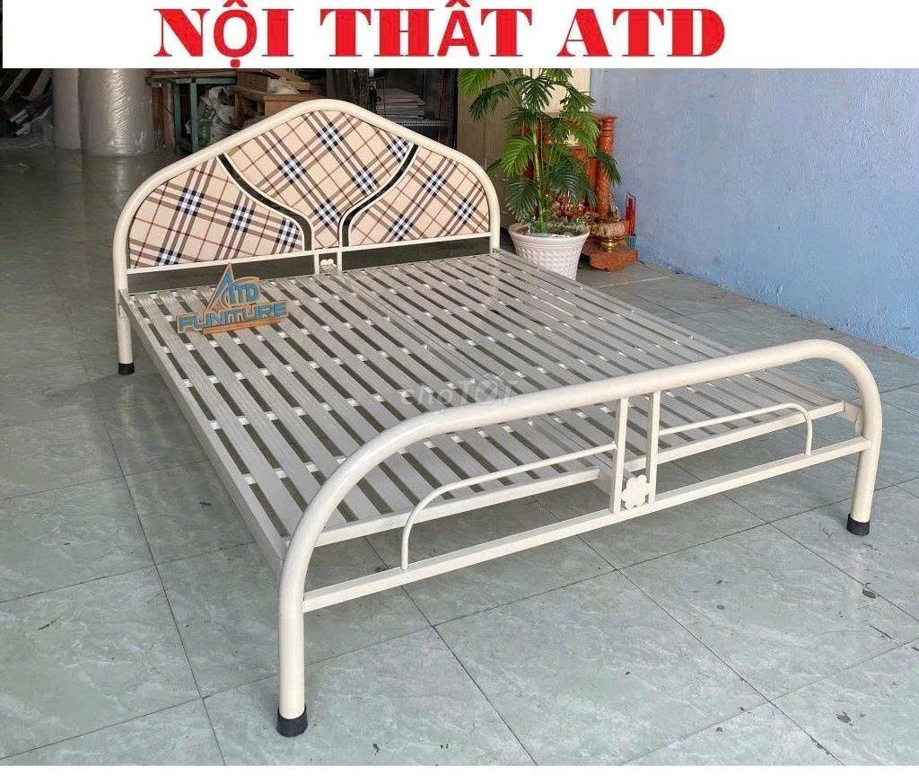 GIƯỜNG SẮT ??? GIƯỜNG NGỦ SẮT SƠN TĨNH ĐIỆN. Mua bán Giường, chăn ga gối nệm tại Quận 6 Tp Hồ Chí Minh được đăng bởi Tổng Kho Nội Thất Sài Gòn hình 1