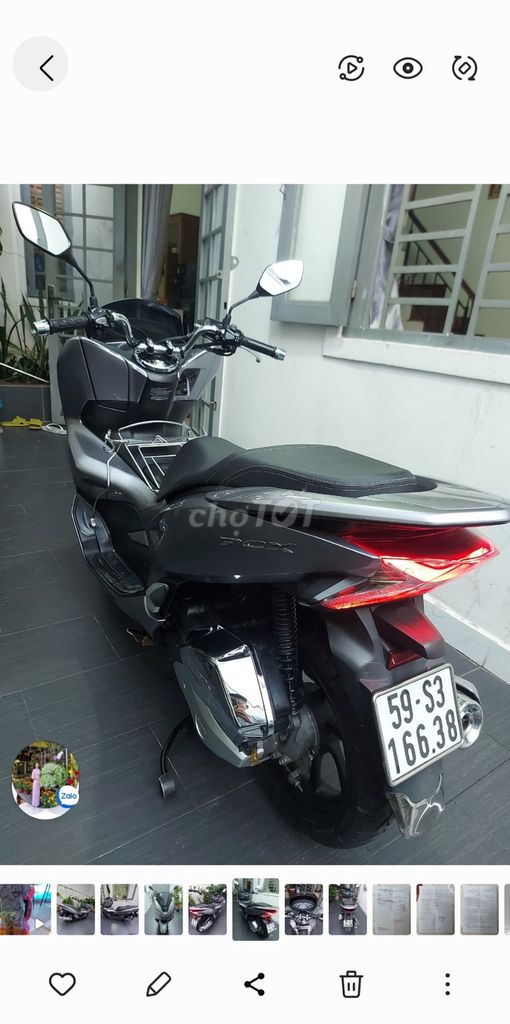 Xe tay ga PCX-125-2019-Xám-số đẹp-chính chủ