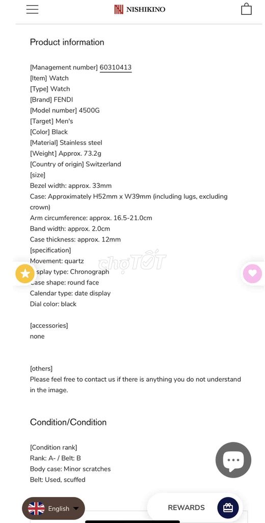 Đồng hồ nam Fendi Thuỵ Sỹ chuẩn auth. Mua bán Đồng hồ tại Quận Tân Phú Tp Hồ Chí Minh được đăng bởi Hồng Kim Hải hình 2
