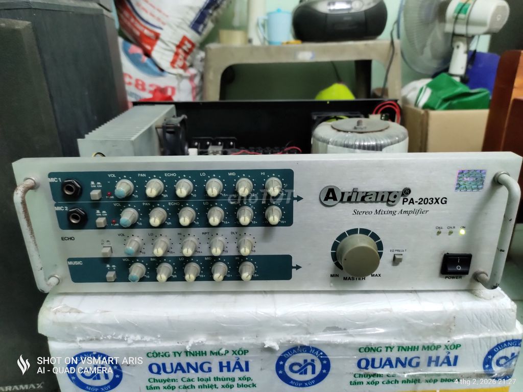 Amply Arirang PA-203XG Bạc. Mua bán Tivi, Âm thanh tại Quận Hoàng Mai Hà Nội được đăng bởi Hùng Nguyễn Đức hình 1